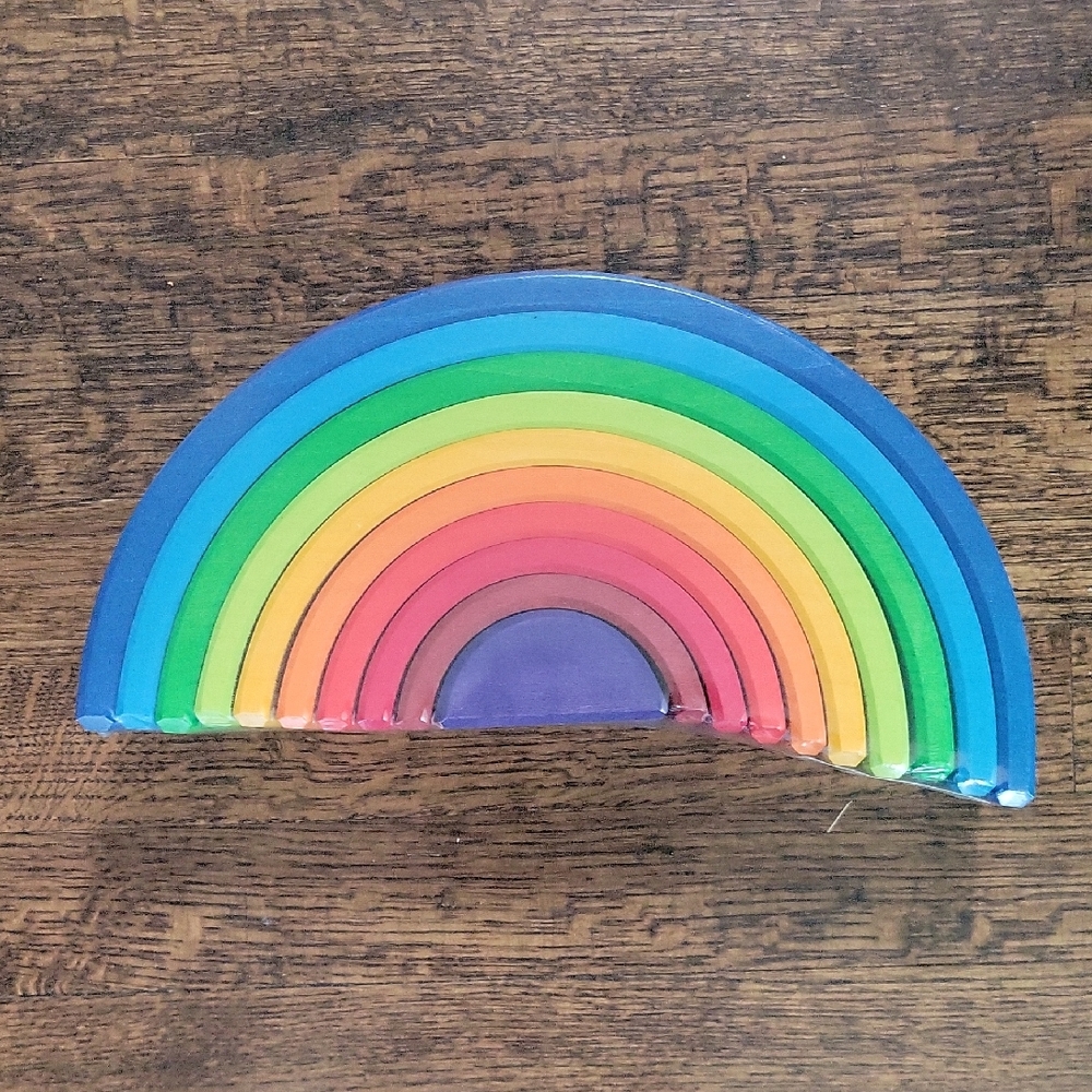 Unopened Retired Grimm's Sunset Rainbow Stacker